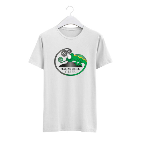 T-shirt bianca Italian Grill Club