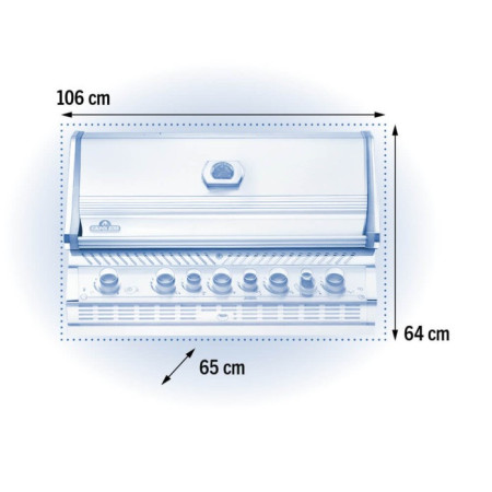 Napoleon - BARBECUE A INCASSO PRESTIGE BIPRO665RBP