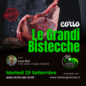 MARTEDì 29 SETTEMBRE | Le Grandi Bistecche